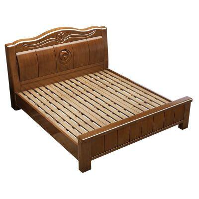 Chinese style solid wood bed 1.8 meters