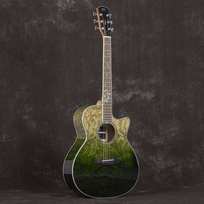 Otis 41inch Acoustic Guitar High End Acoustic Guitars AC-Green Custom Guitar Factory Manufacturer photo-2