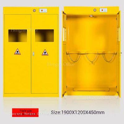 Gas Safety Cabinet for Chip Factories, 1900x900x450mm, Smart LCD Monitor & 5s Response Ventilation Safety Unit, Factory Direct