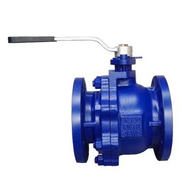 DIN Ball Valve Cast Iron Flange Ball Valve DN15-DN200 PN10/PN16Cast Steel Ductile Iron WCB GG25 GGG50 Flange Ball Valve