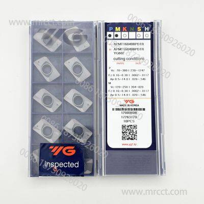 Qriginal YG1 YG Brand APMT160408PDTR YG602 Carbide Inserts