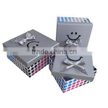 Square Colorful Gift Paper Box Set