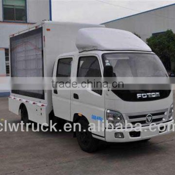 Low Price Foton double row cab truck mobile led display