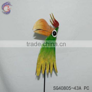 home decorations of garden decor metal birds stakes