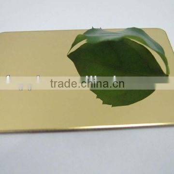 Gold Mirror Stainless Steel plates For Elevator