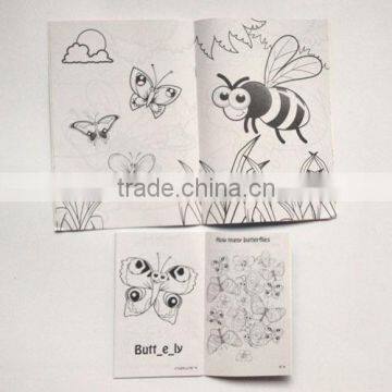2015 New Design Drawing Set Kids Coloring Book With Crayons