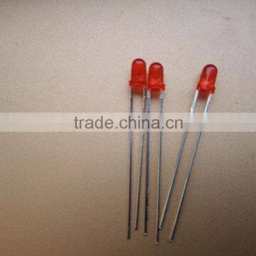 3mm diffused lens Red round Led chip