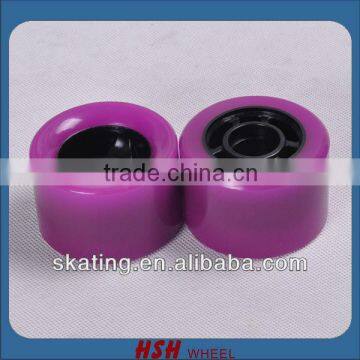 Chinese high rebound long board skate board 63X42 PU wheel