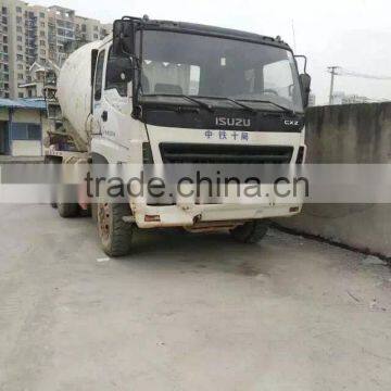 Used Mixer 9m3 Isuzu Mixer Truck Nice Condition Isuzu 10 m3 Mixer Truck Second Hand Japan Brand Isuzu 9m3 Mixer Truck for Sale photo-3