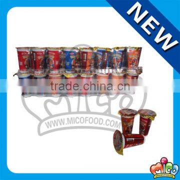 48pcs chocolate cup with biscuit stick