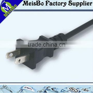 China 2 pins ac plug adapter male to male