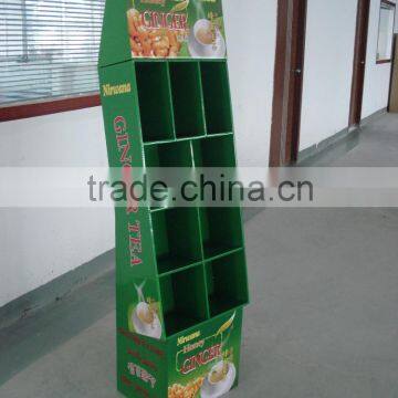 Cheap Custom Green Cardboard Display Stand for Tea photo-3