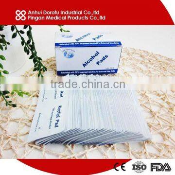 Alcohol swab /medical alcohol swab / injection pad CE ISO FDA