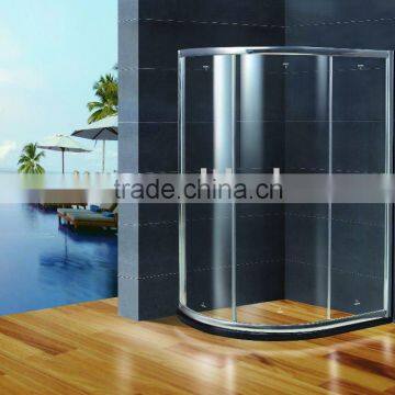 round sliding shower door