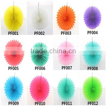 Colorful Decorative Flower Paper Fan