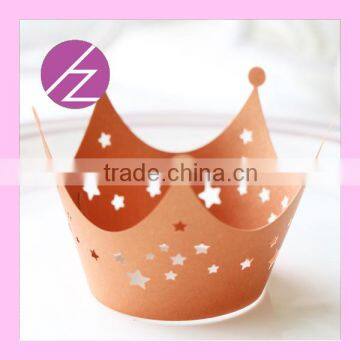 laser cut paper gift box cupcake wrappers decoration birthday laser out cake wrappers princess cupcake wrapper for baby shower