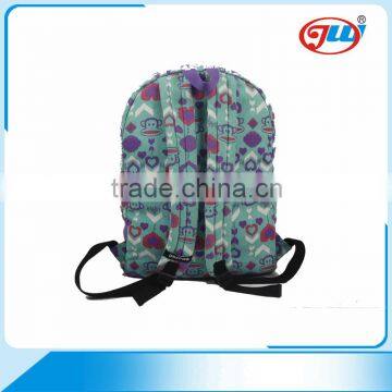 New colorful design school backpack bag for cute students