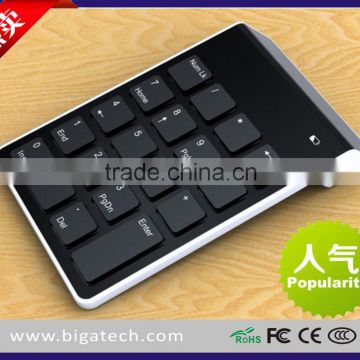 Latest 2.4G Mini Wireless Laptop usb metal numeric keypad