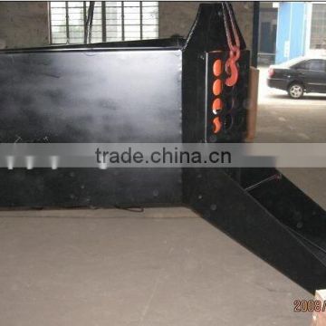 concrete chute for skid steer loader