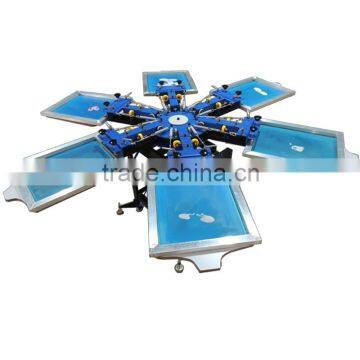 Table T Shirt Carousel Screen Printing Machine With Flash Dryer photo-2