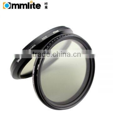 Commlite Variable ND2-400 Filter, Camera Lens Filter ND 58mm