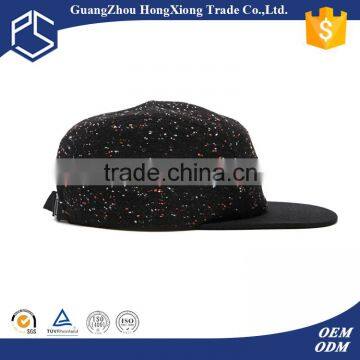 100% Wool Custom Embroidered 5 Panel Snapback Hats Wholesale photo-2