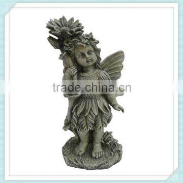 polyresin decorative resin urns fairy angel,resin flower fairy