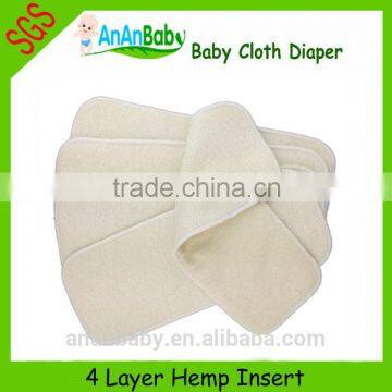 High Quality Reusable Baby Cloth Diaper Hemp Inserts