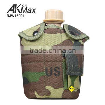 U.S Woodland Alumium Military Canteen Water Bottle