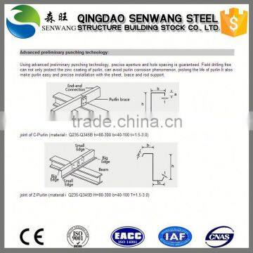 Steel Structure Z Purlin