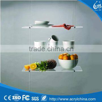 25x60cm Clear Acrylic Kitchen Shelf