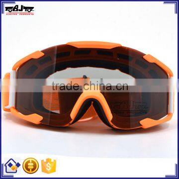 BJ-MG-019B Special Design Adult Smoke Single Len Off Road Goggles Motorcycle