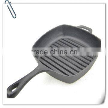 China wholesale rectangular cast iron fry pan