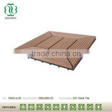 extruded wood plastic composite flooring