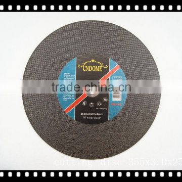 14" China high quality resin bond cutting wheel