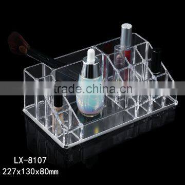 fashional PS makeup storage acrylic transparent cosmetic box