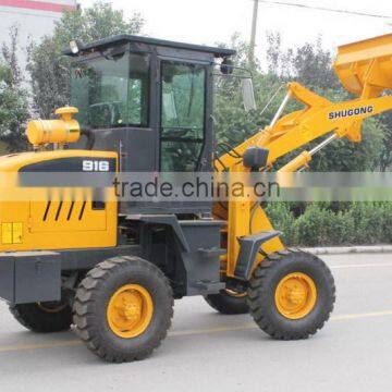 1800kg wheel loader ZL16/snow blade wheel loader 1800kg/1.8ton small wheel loader with CE