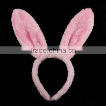 Easter Halloween Party Bunny Rabbit Ears Pink Headband Costume Cosplay Floss H096