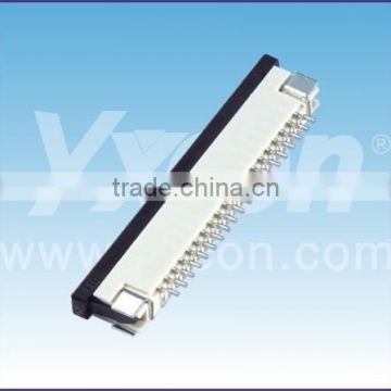 ROHS certificate 1.0mm pitch up / down side join FPC connector