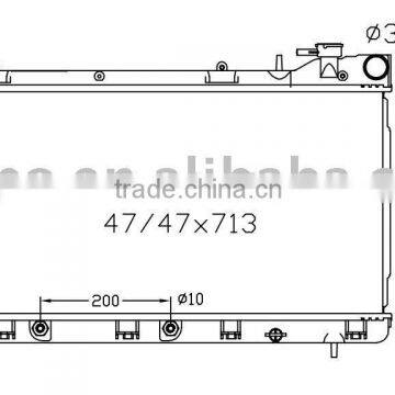 aluminum radiator(suitable for: Impreza 92- DPI: 1747 AT)