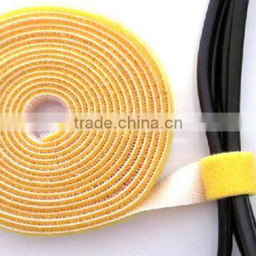 Popular back to back double side adhesive tape plastic hook loop tape