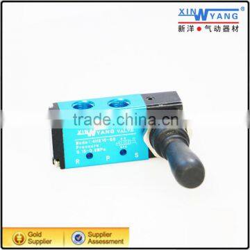 4H210-08 valve two position five way hand lever position valve