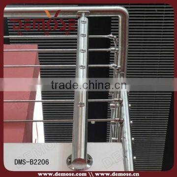 side mounted deck cable railing/wire balustrade for patio