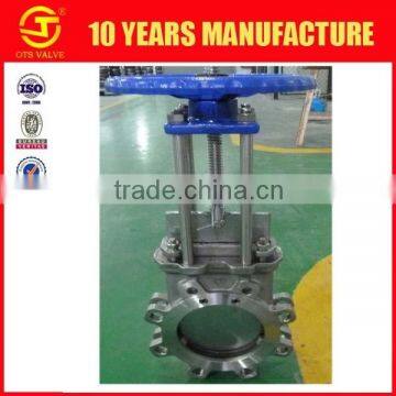 slurry knife gate valve pn10 pn16