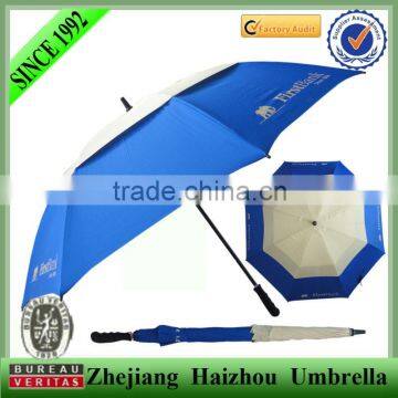 straight windproof double layer golf umbrella