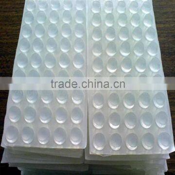 custom cheap anti slip transparent silicone mat