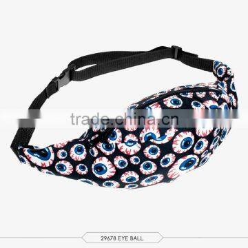 Fashion Waist Belt With Hot 3d Print Black Belt Waist Bag High Quality Wholesale Travel Belt Bag With Zippers Pouch Purses Cases photo-6