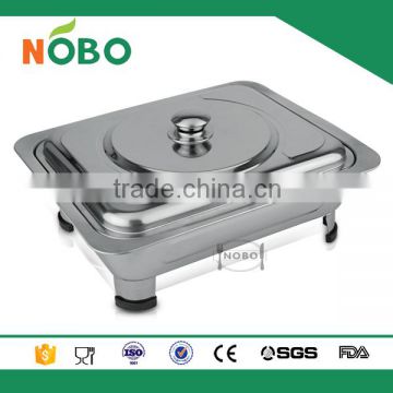 Square steel lid stainless steel cheap chafing dish