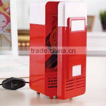 Freezing & Heating Mini Fridge USB Cooler For Bottle 1 Box Drink photo-4