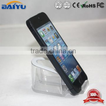 Transparent acrylic display phone holder